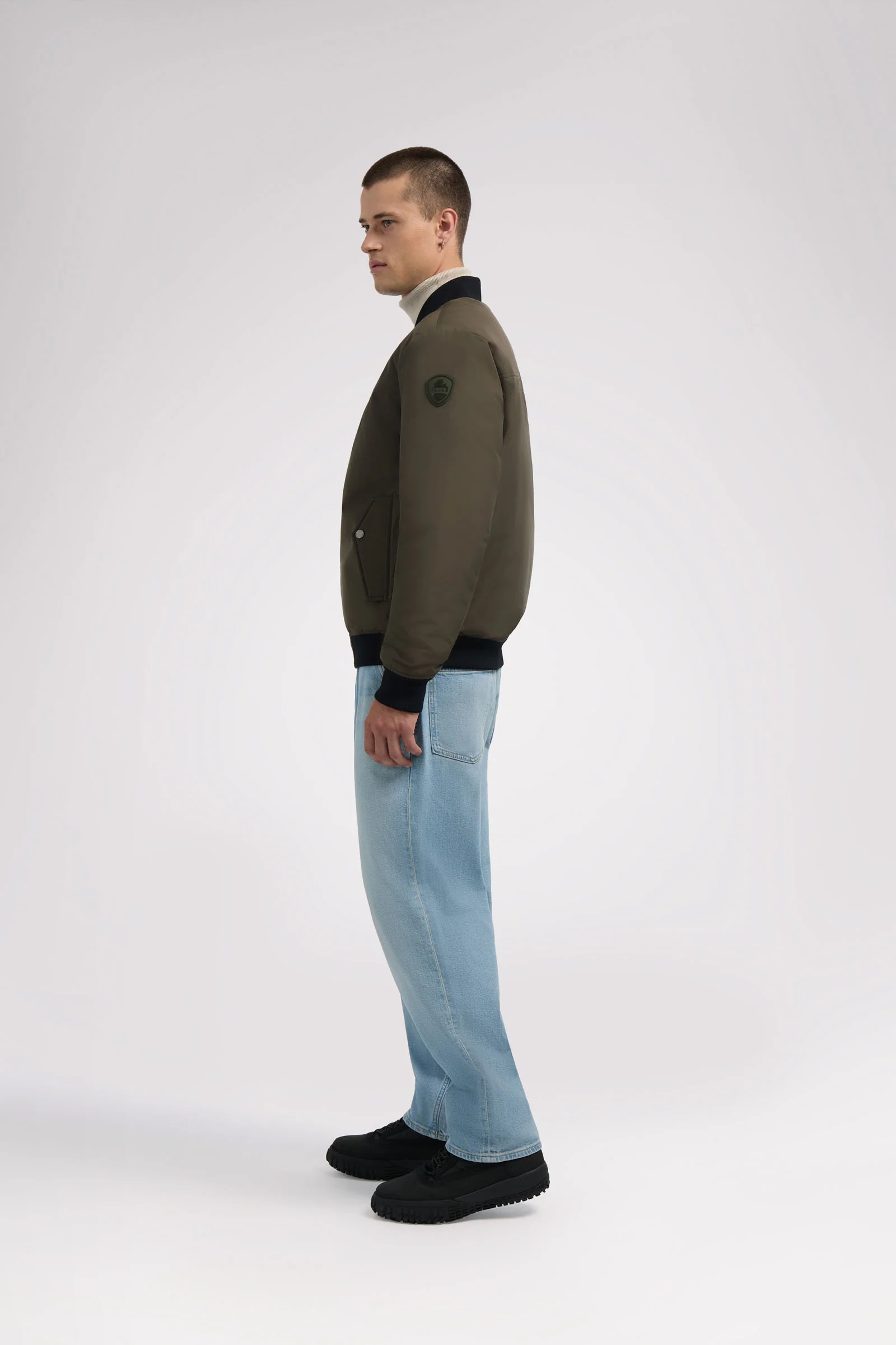 Aries Men's Reversible Lightweight Bomber - Image 17