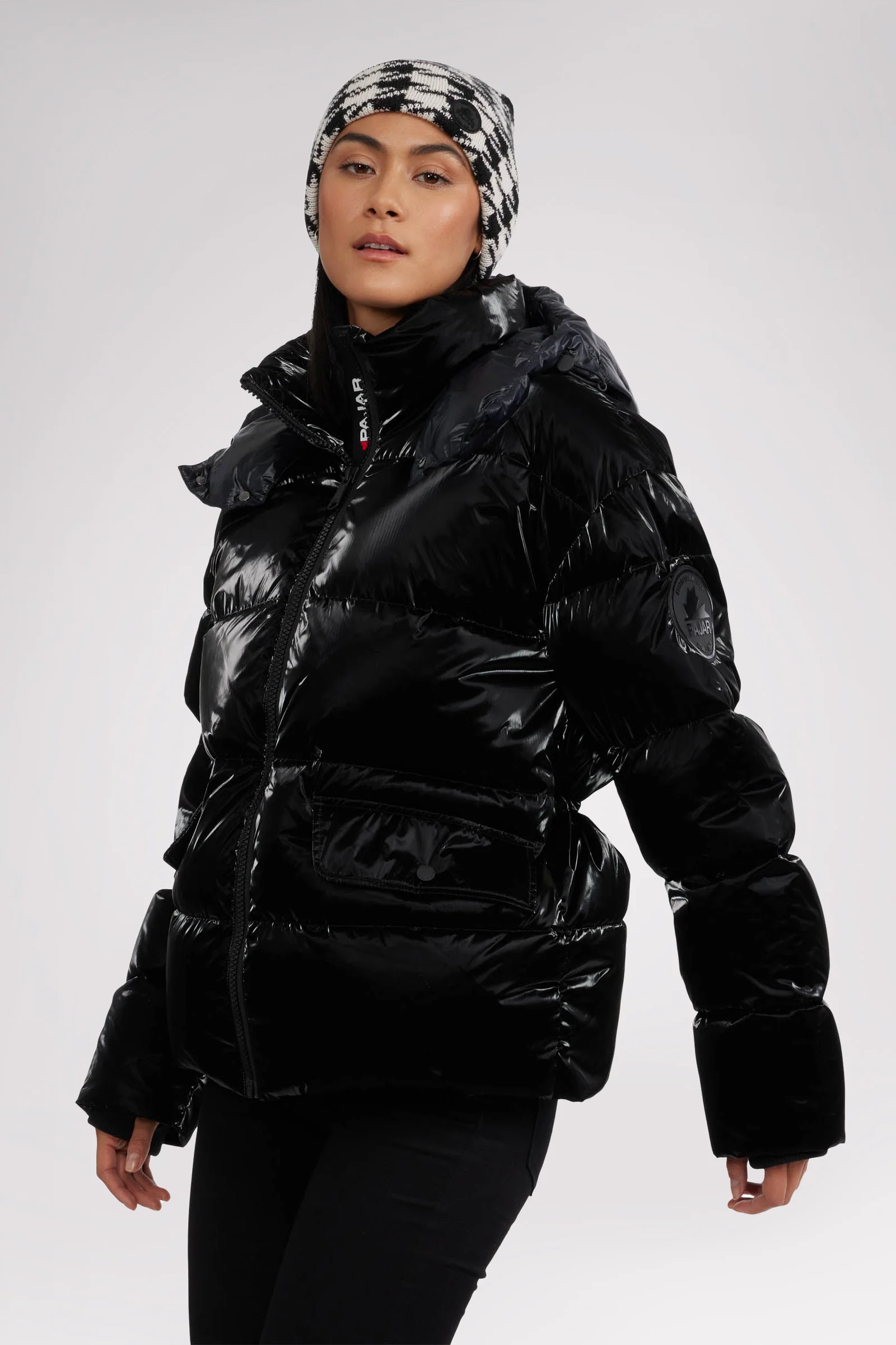 Ascella Women's Boxy Fit Short Puffer Jacket - Image 3