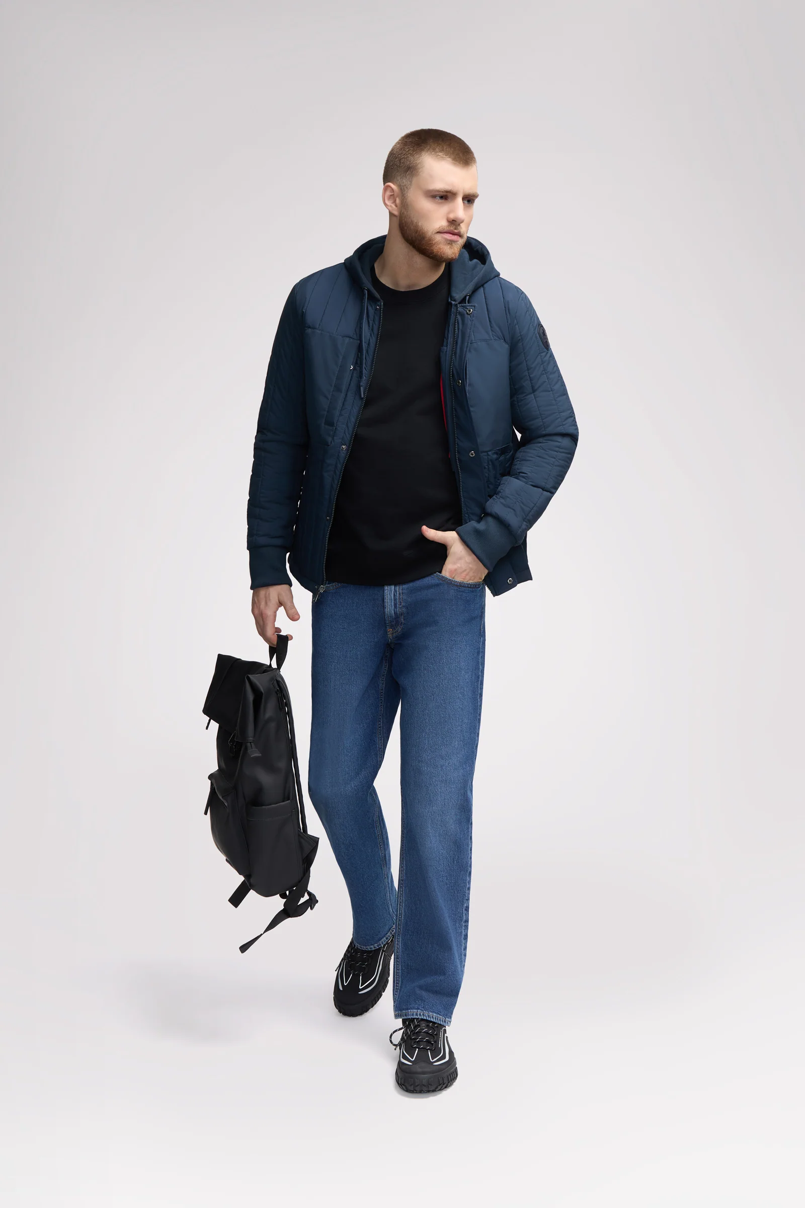 Carnelian Men's Quilted Shacket - Image 14