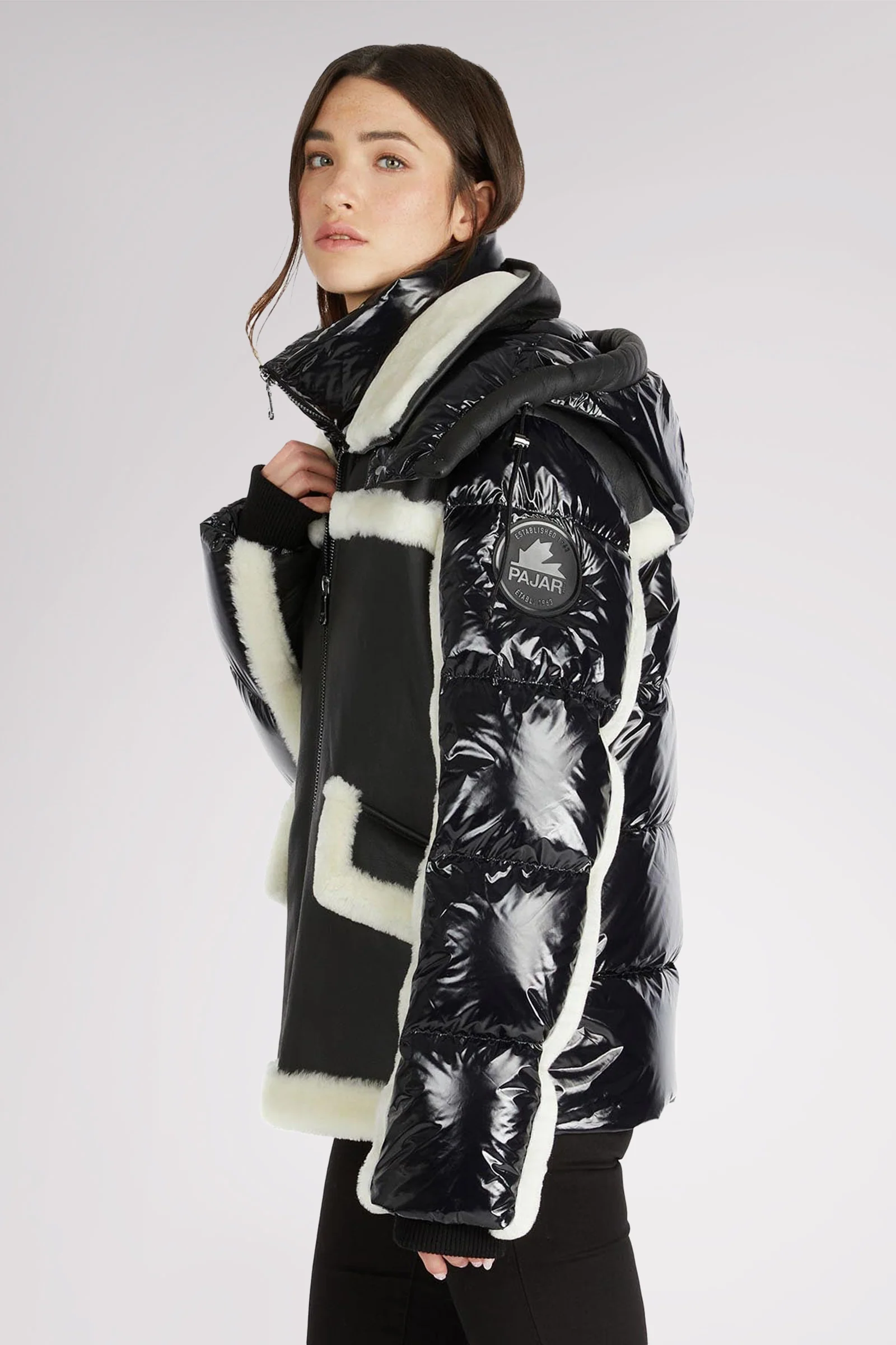 Danique Women's Luxury 3-in-1 Mixed-Media Puffer - Image 3