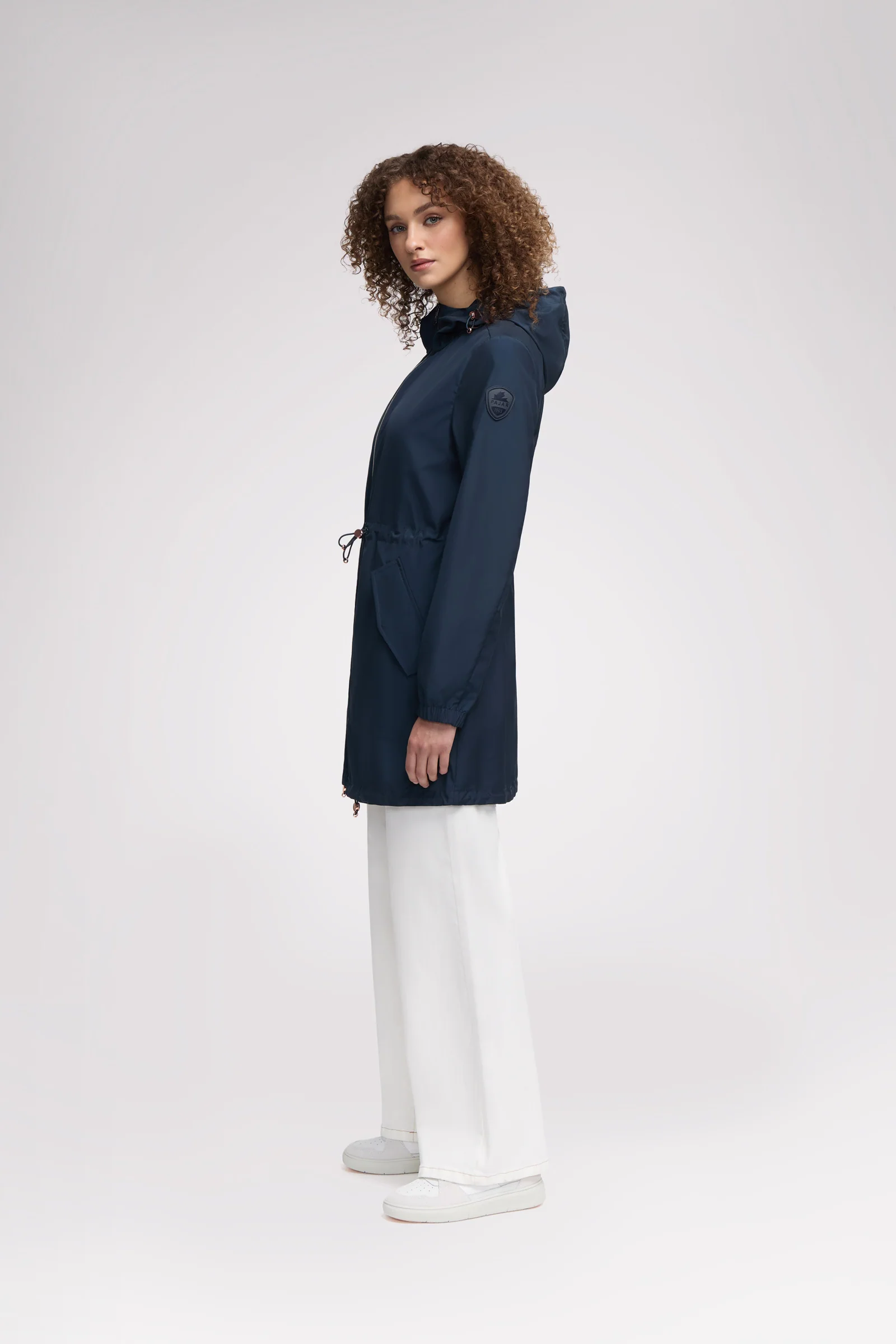 Galena Women's Hooded Short Raincoat - Image 3