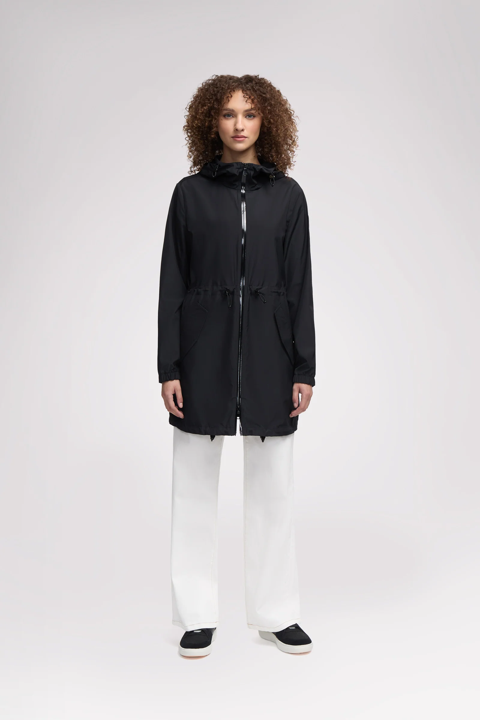 Galena Women's Hooded Short Raincoat - Image 7