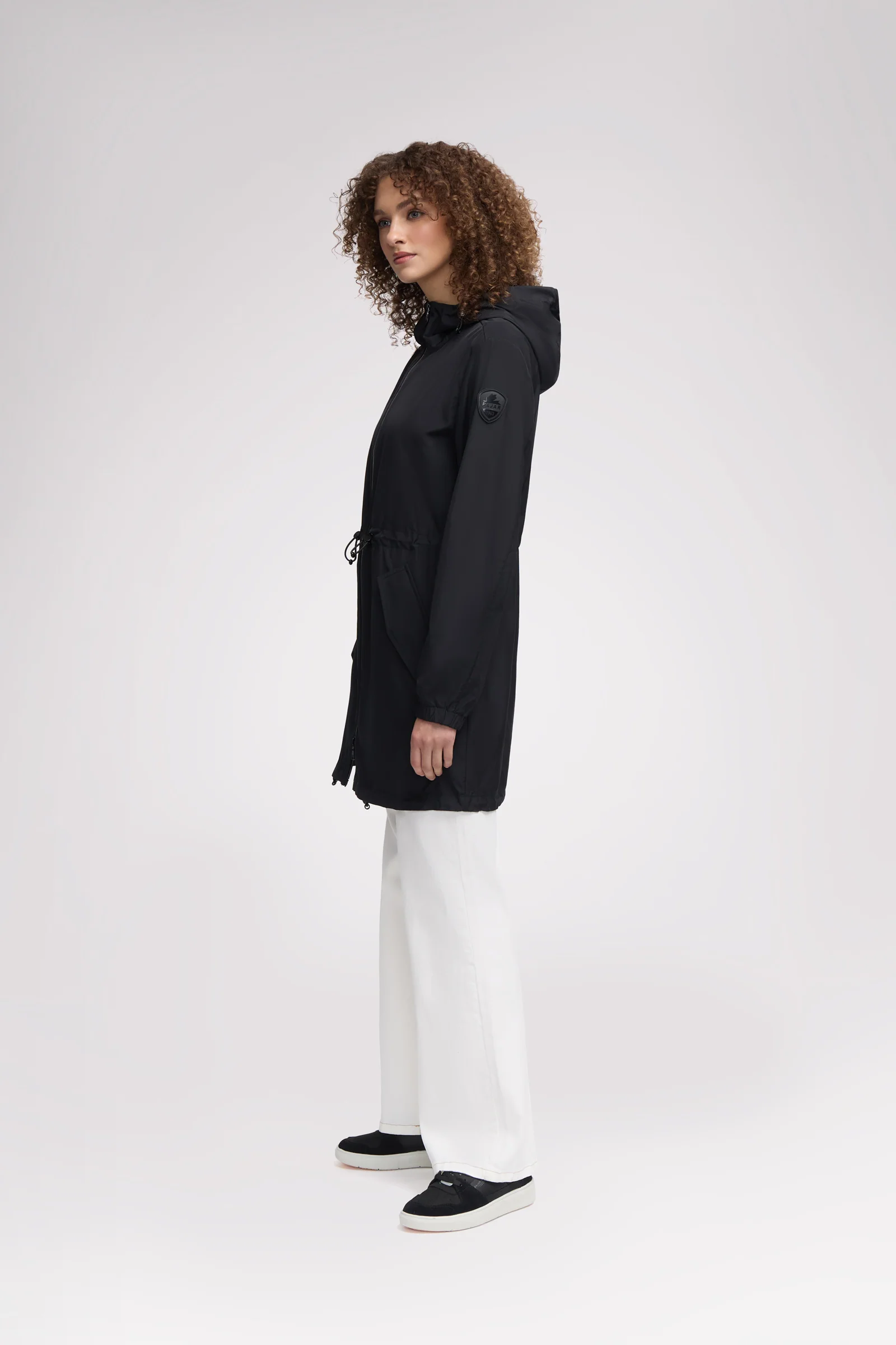 Galena Women's Hooded Short Raincoat - Image 9