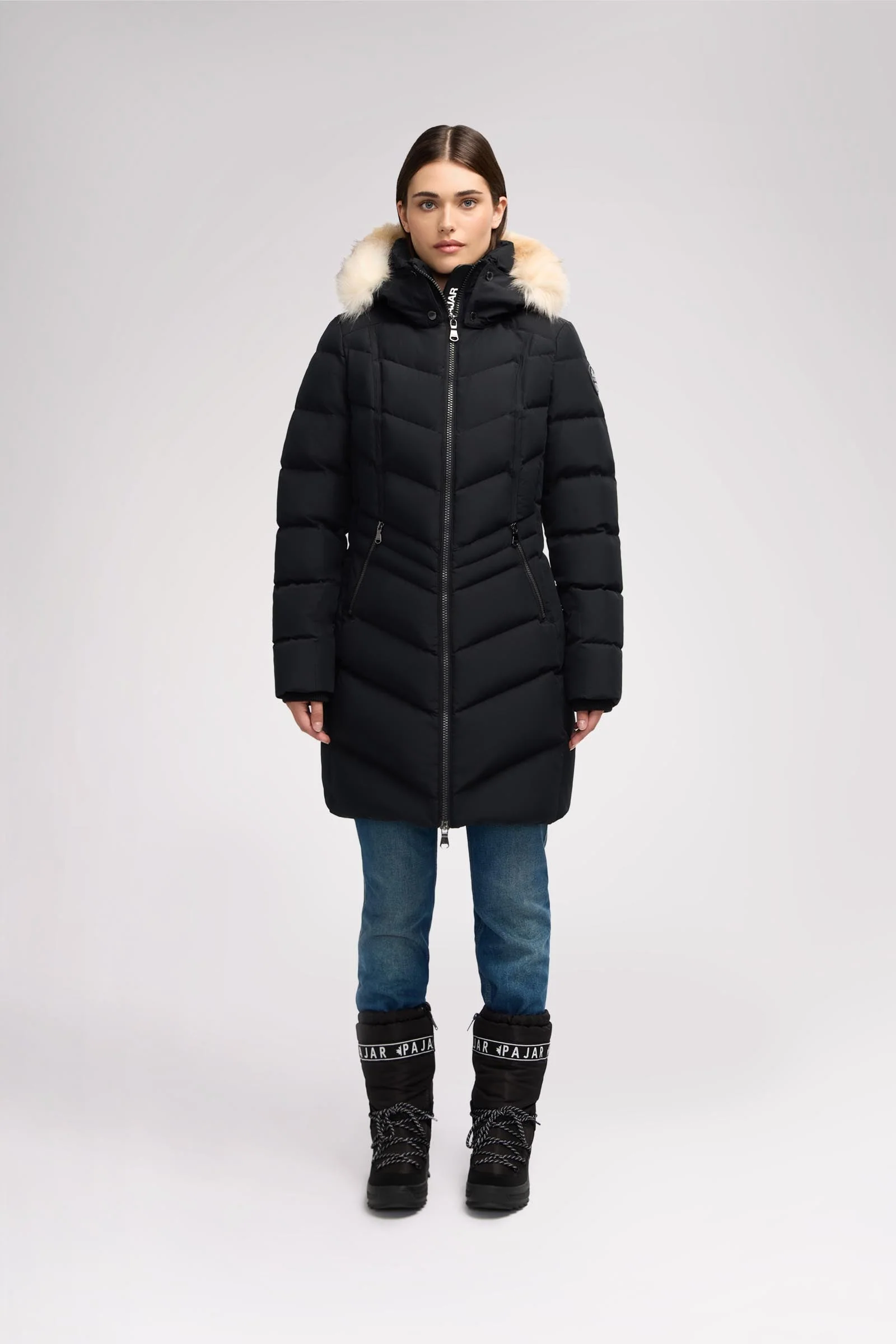 January Women's Quilted Puffer w/ Faux Fur - Image 13