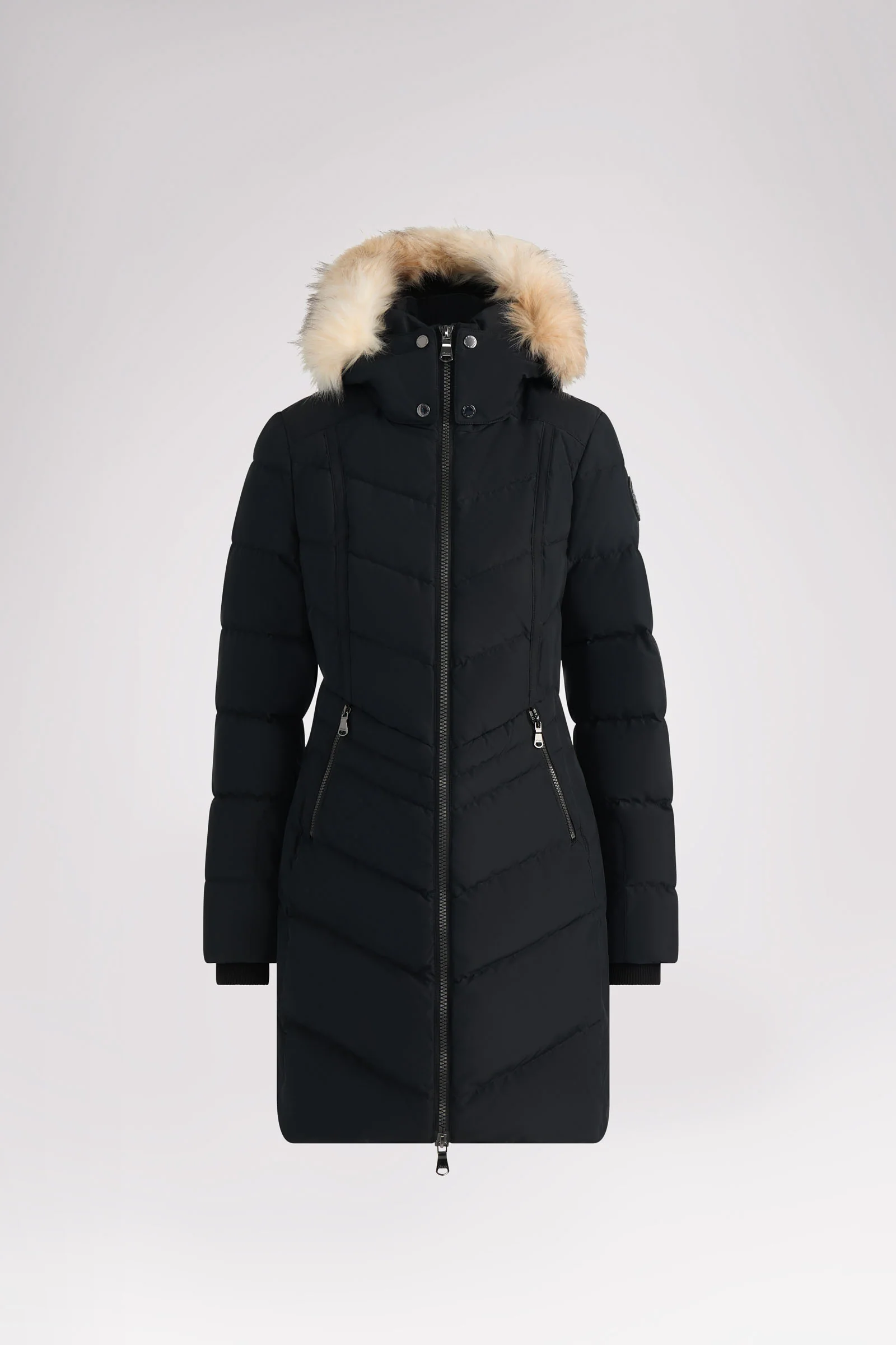 January Women's Quilted Puffer w/ Faux Fur - Image 14