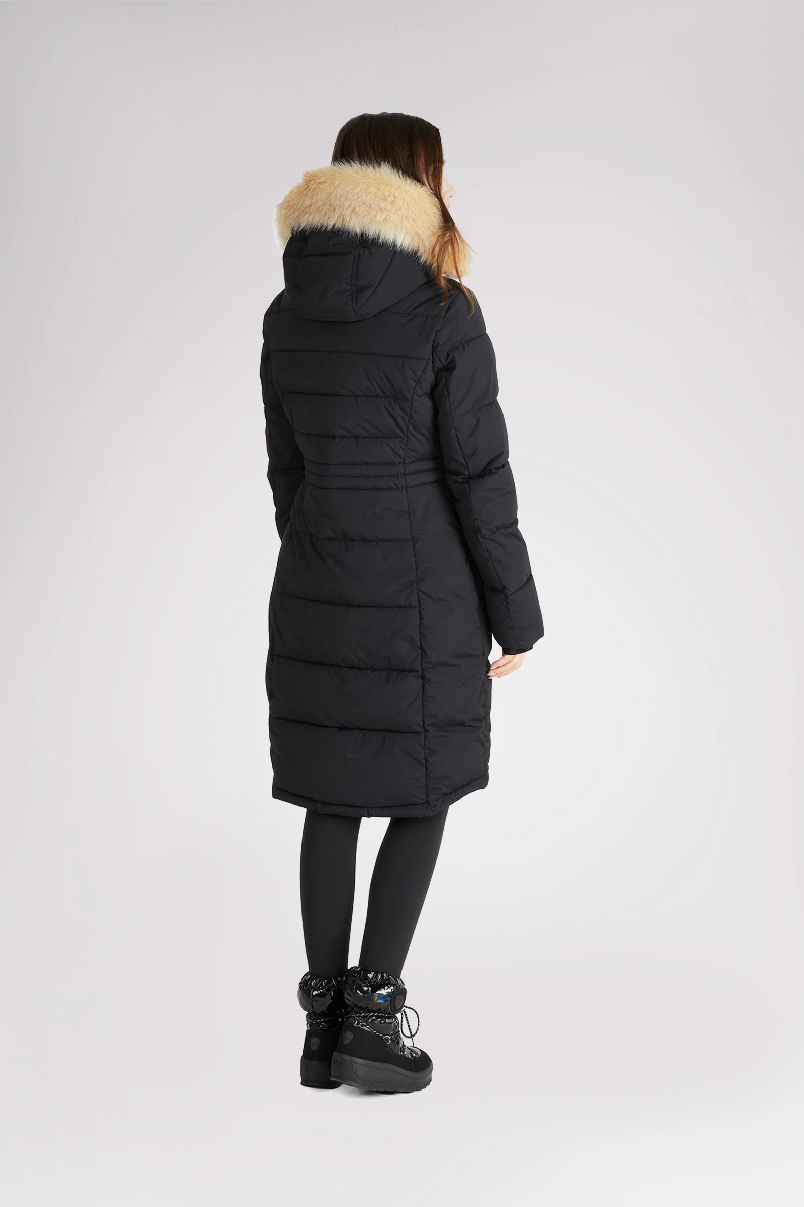 Jupiter Women's Puffer Jacket w/ Faux Fur Trim - Image 3