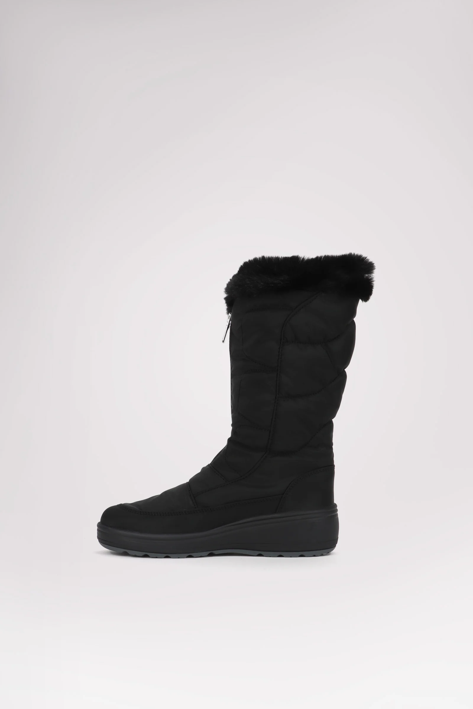 Louisa Women's Zip Up High Boot w/ Ice Gripper - Image 3