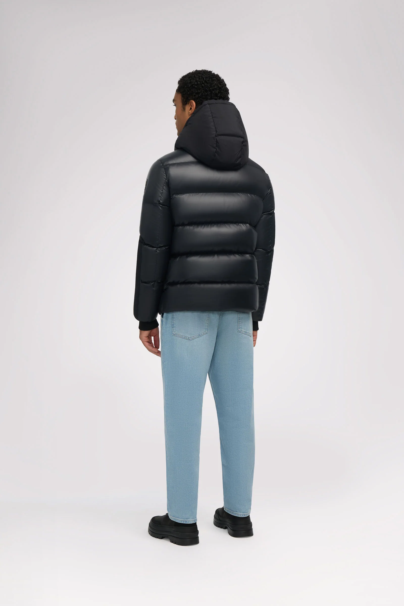 Nuray Men's Mixed Media Puffer - Image 12