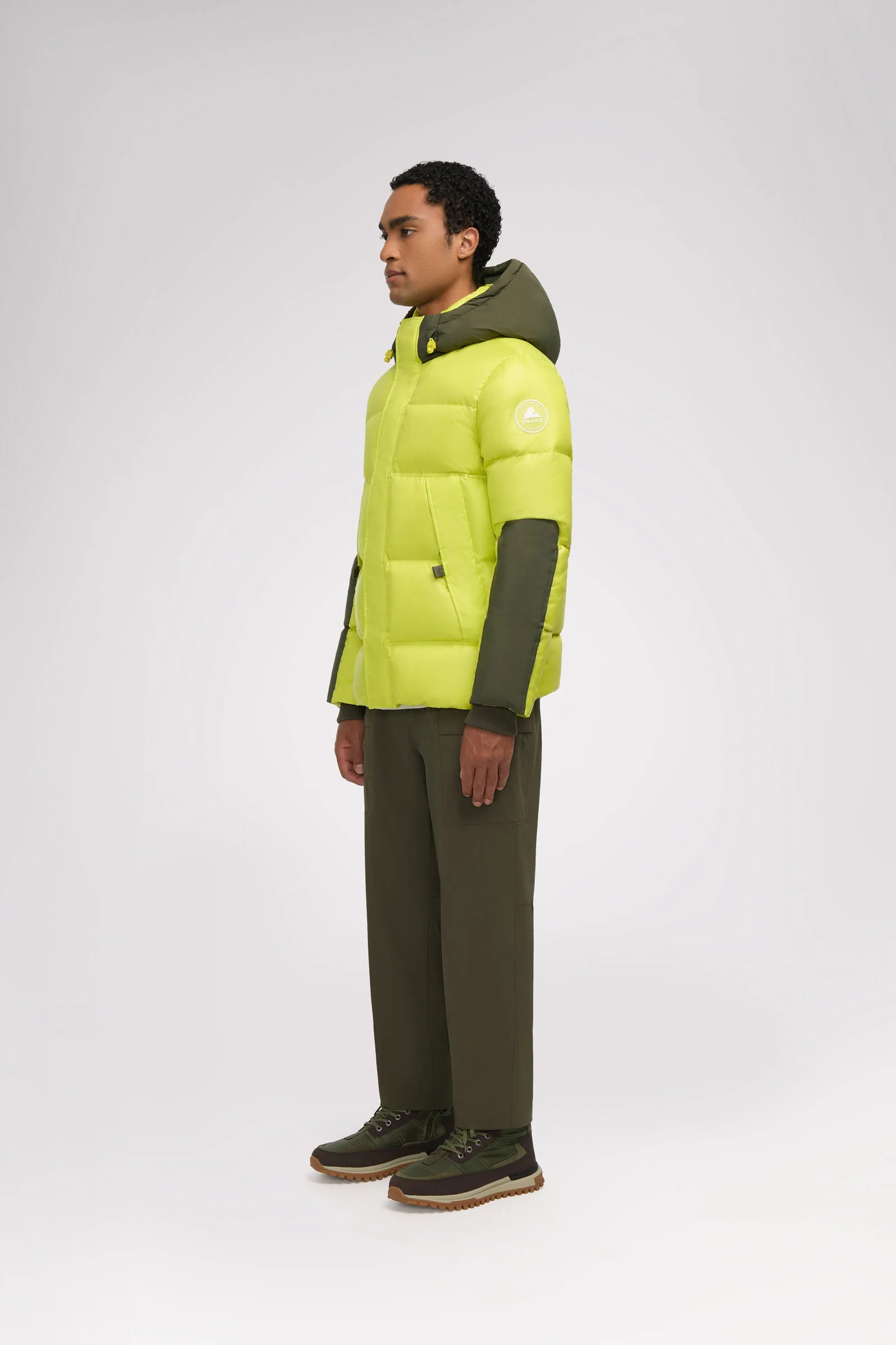 Nuray Men's Mixed Media Puffer - Image 3
