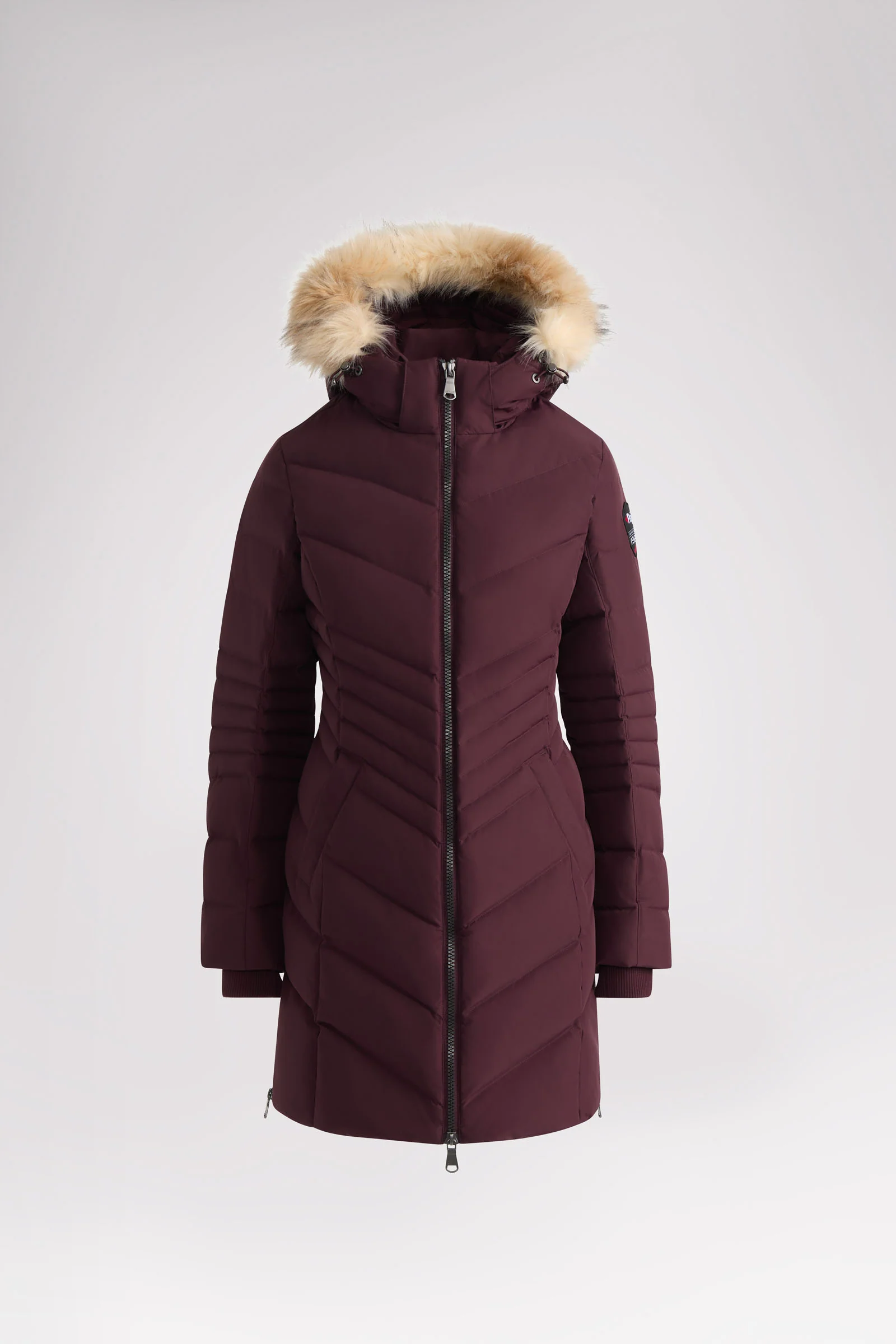 Queens Quilted Puffer w/Faux Fur Hood Trim - Image 12