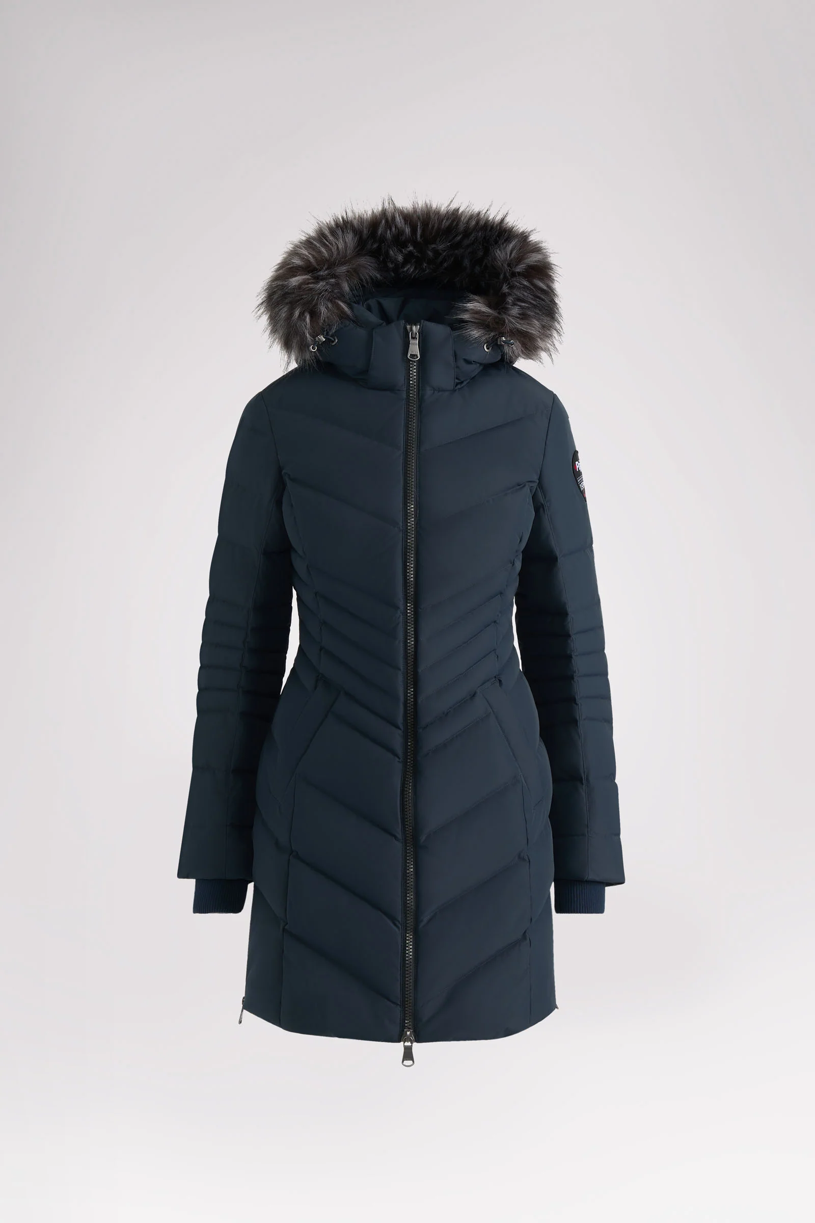 Queens Quilted Puffer w/Faux Fur Hood Trim - Image 17
