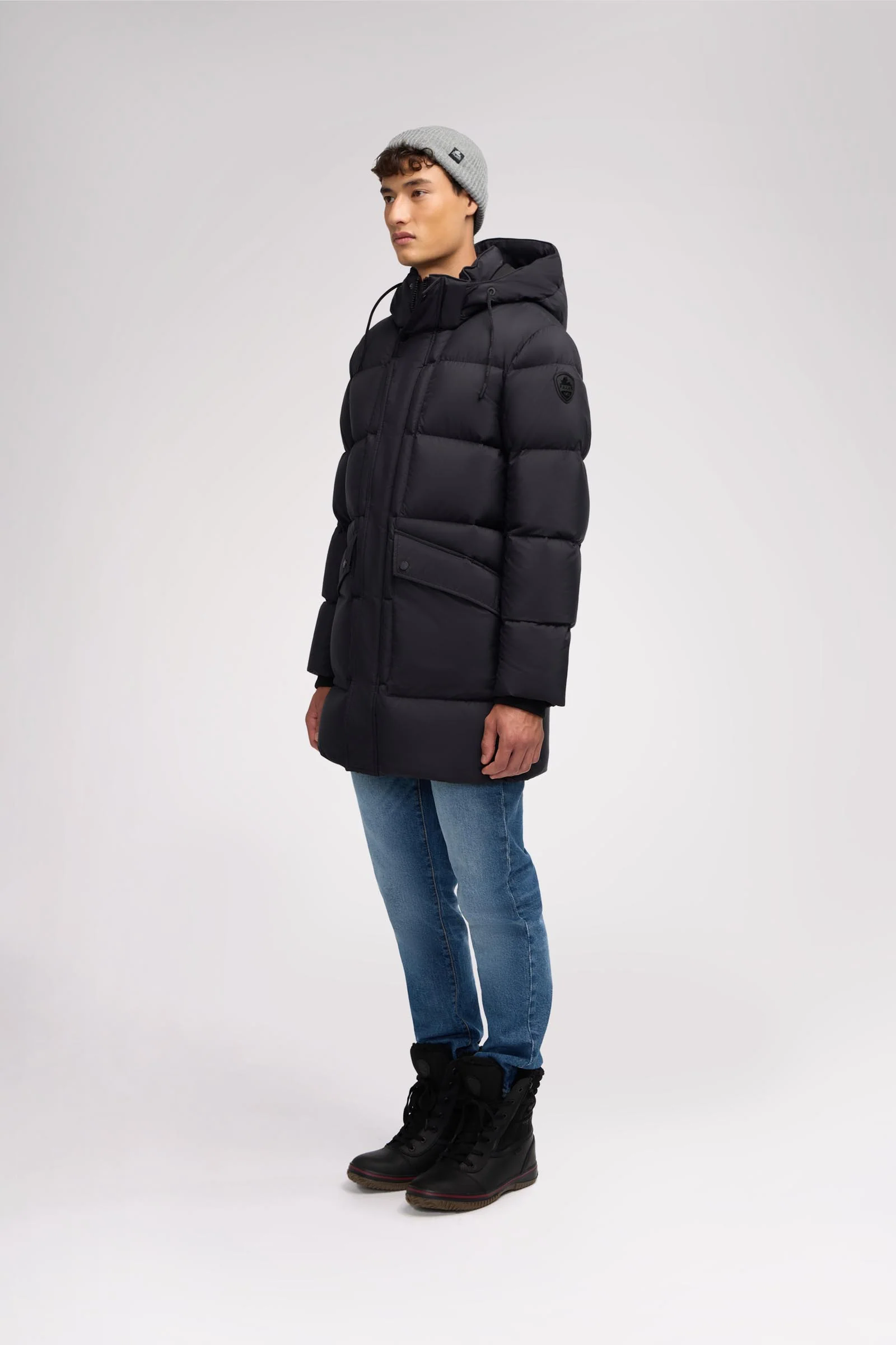 Teneca Men's Channel Quilted Puffer Parka - Image 8