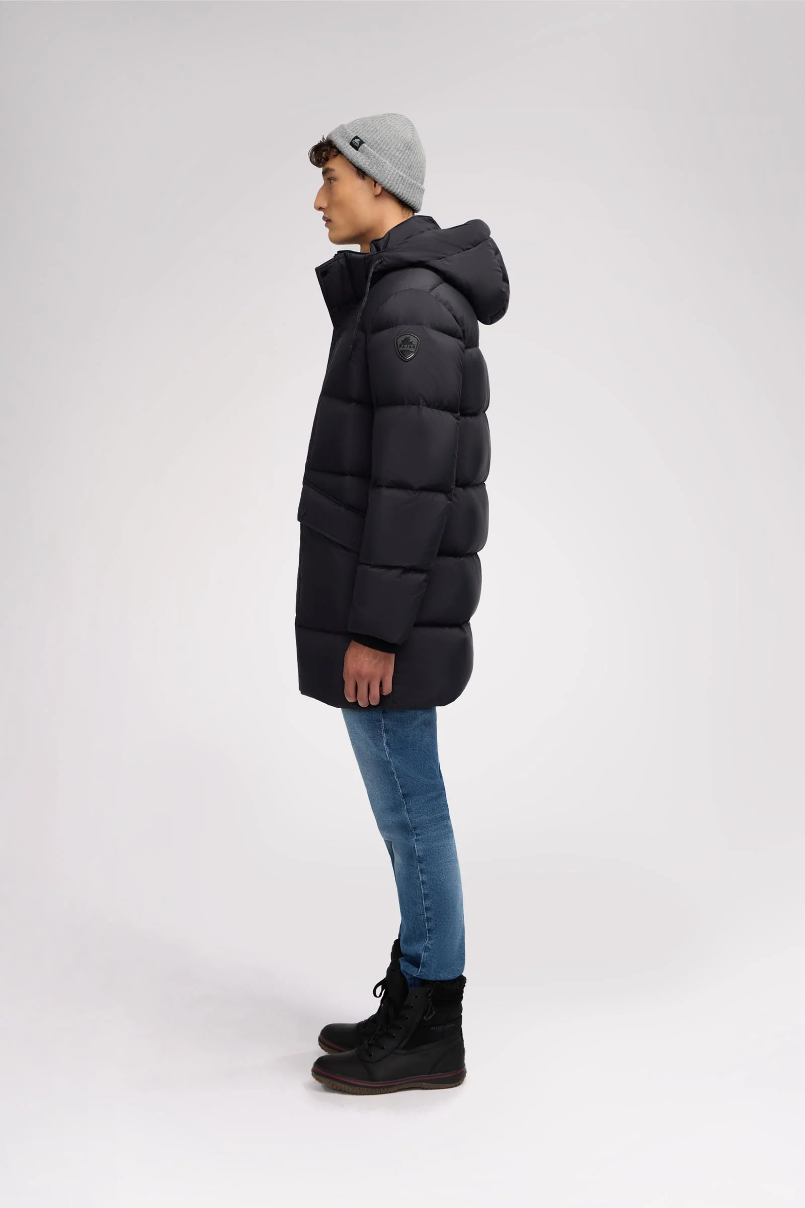 Teneca Men's Channel Quilted Puffer Parka - Image 9