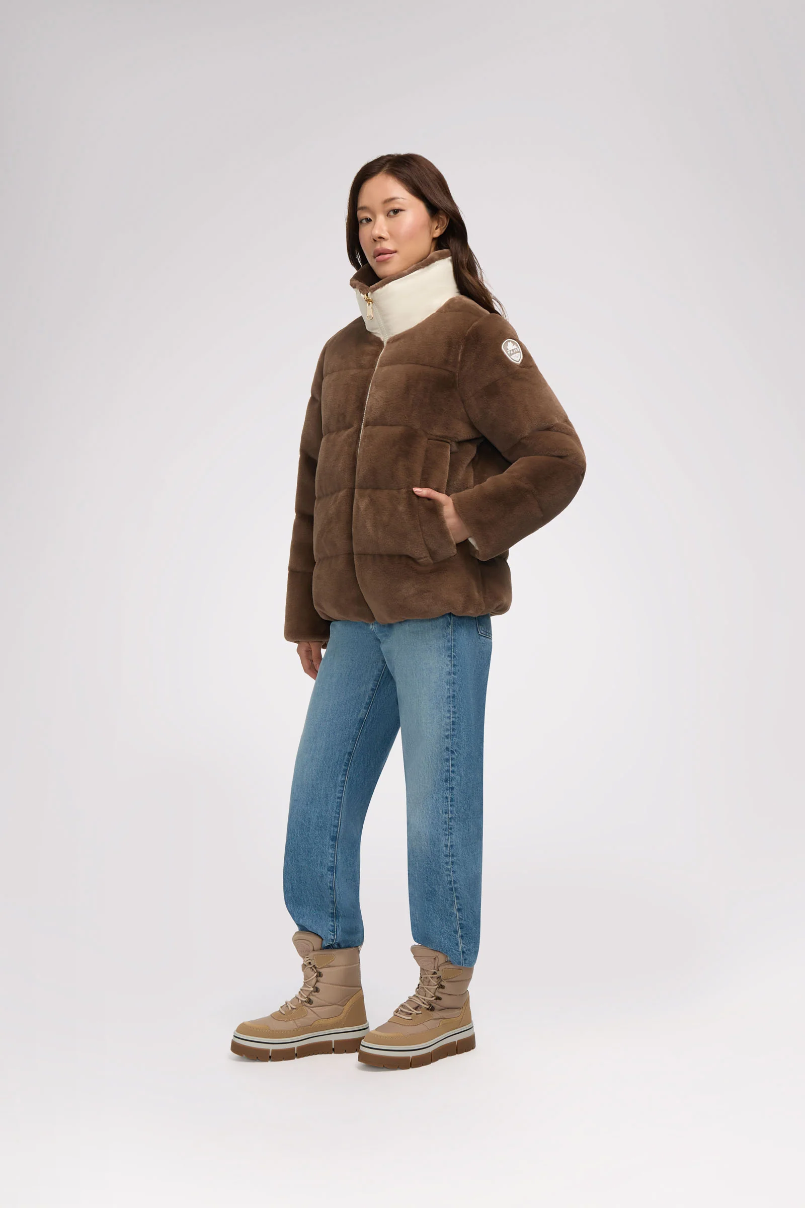 Vanita Women's Boxy Reversible Puffer - Image 5